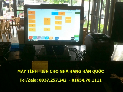 BÁN MÁY TÍNH TIỀN CHO NHÀ HÀNG HÀN QUỐC, LIÊN HỆ LẮP ĐẶT 0937257242