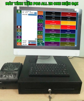 Máy tính tiền cảm ứng cho quán trà sữa, liên hệ tư vấn 0937257242