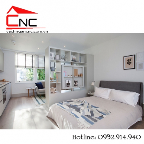 Vách ngăn phòng ngủ cnc vẻ đẹp mới trong nội thất