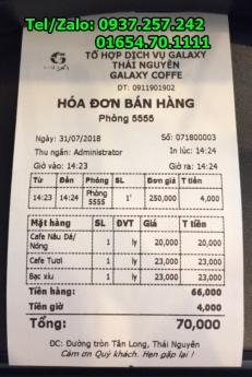Máy tính tiền cảm ứng cho cafe shop, lắp đặt tận nơi