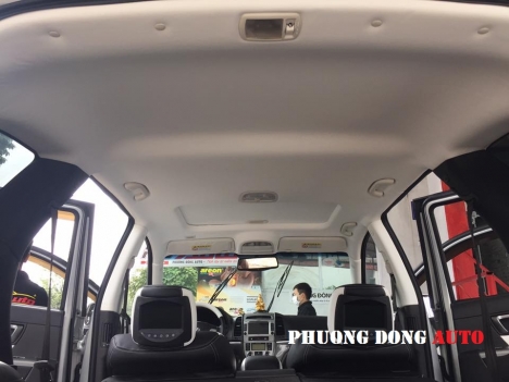 Dán trần da Hyundai Santafe  | Dán trần màu trắng
