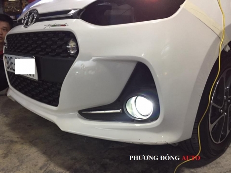 Độ bi gầm XENON siêu sáng Hyundai I10 | Cực bền