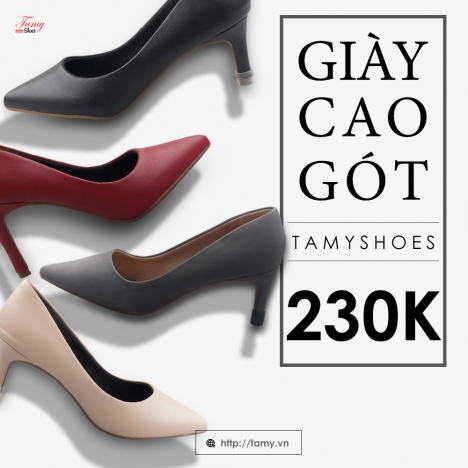 Giày Cao Gót Cao Cấp Tamy