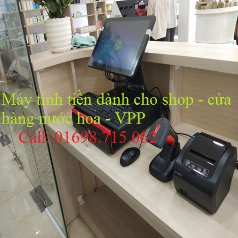 Máy tính tiền trọn bộ cảm ứng kèm màn hình phụ hiển thị tại bến tre 