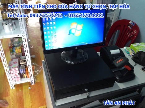 Máy tính tiền cho cửa hàng tạp hóa tại Cần Thơ