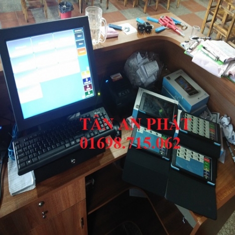 Nhận lắp đặt tận nơi máy tính tiền cho quán ăn tại bến tre 