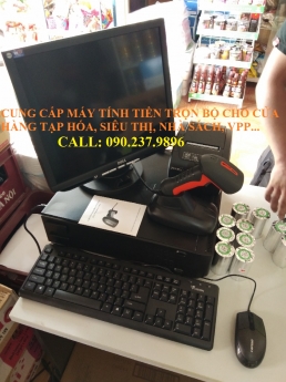 Trọn bộ thiết bị tính tiền cho tiệm tạp hóa tại Kiên Giang