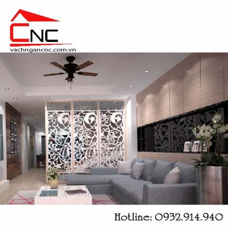 Hướng trang trí cầu thang bằng việc thi công vách ngăn cnc