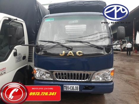 Xe tải nhẹ JAC 2t4 hỗ trợ trả góp.
