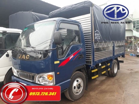 Xe tải nhẹ JAC 2t4 hỗ trợ trả góp.