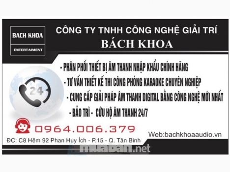 Lắp đặt âm thanh phòng karaoke chuyên nghiệp