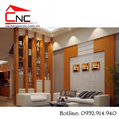 Cách tạo ấn tượng bằng lam gỗ cnc trang trí phòng, cầu thang