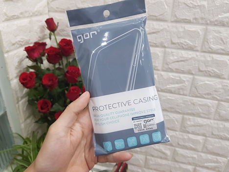 Ốp lưng silicon trong suốt galaxy S8 Plus hiệu Gor