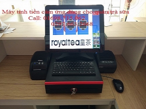 Bán máy tính tiền giá rẻ cho quán trà sữa tại kiên giang 