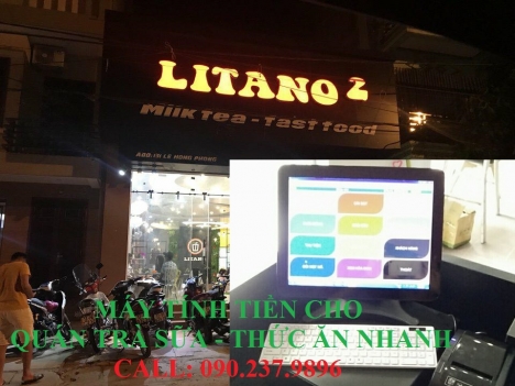 Máy tính tiền trọn bộ cho quán cafe giá rẻ tại tphcm