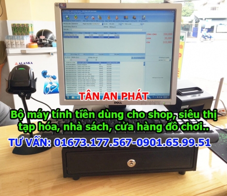 Bán trọn bộ phần mềm tính tiền và thiết bị thu ngân cho shop taị Phú Quốc Kiên Giang