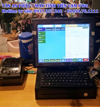 Máy tính tiền cảm ứng cho shop hoa tại Bến Tre, Trà Vinh