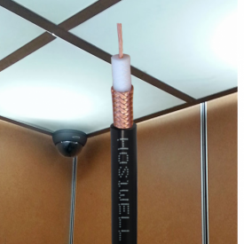 cáp đồng trục mềm rg59 lõi dẫn 22 awg