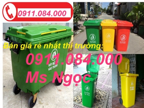 Bán thùng rác 120 lít giá sỉ lẻ tại Đồng Nai 0911.084.000 Ms Ngọc