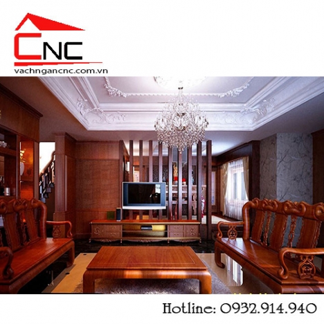 Nhà phố, chung cư đẹp nhờ mẫu lam gỗ cnc trang trí