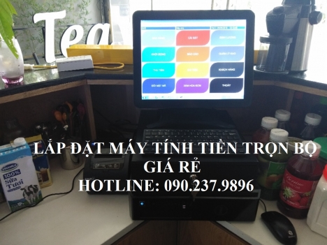 Máy tính tiền trọn bộ cho Quán Trà Sữa tại Nghệ An