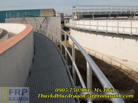 Nhà cung cấp tấm sàn ô lưới sợi thủy tinh frp grating uy tín