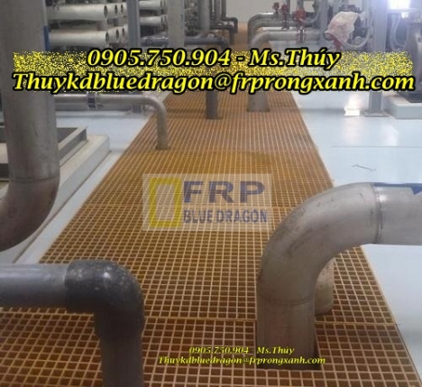 Nhà cung cấp tấm sàn ô lưới sợi thủy tinh frp grating uy tín