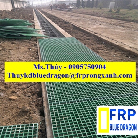 Nhà cung cấp tấm sàn ô lưới sợi thủy tinh frp grating uy tín