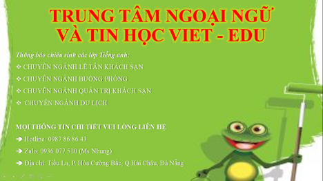 Đào tạo lớp Tiếng Anh chuyên ngành Du lịch - Khách sạn tại Đà Nẵng