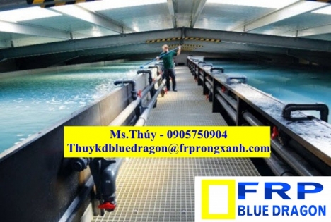Nhà cung cấp tấm sàn ô lưới sợi thủy tinh frp grating uy tín