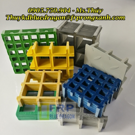 Nhà cung cấp tấm sàn ô lưới sợi thủy tinh frp grating uy tín