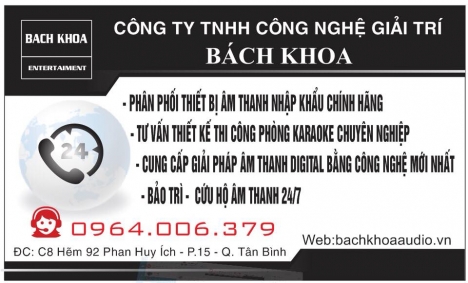 Nâng cấp âm thanh karaoke chuyên nghiệp