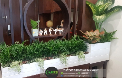 Green Plus sẽ thiết kế cho bạn những ban công xanh mát, cho bạn có không gian thư giãn sau mỗi ngày