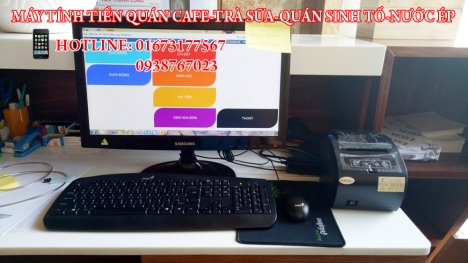 Bán trọn bộ máy tính tiền giá rẻ cho quán café tại Trà Vinh