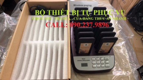 BỘ THIẾT BỊ TỰ PHỤC VỤ CHO QUÁN CAFE TẠI HÀ TĨNH