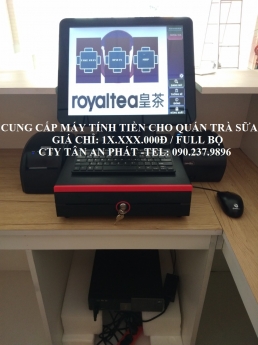 Máy tính tiền trọn bộ dùng cho quán Trà Sữa tại Tphcm