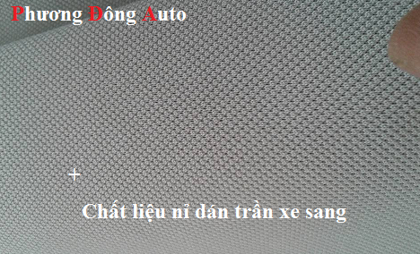 Dán mới trần nỉ HYUNDAI SANTAFE | Dán mới trân nỉ gai Santafe