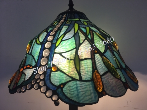 Đèn Bàn Tiffany Hoa Lau