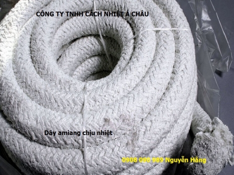 Dây sáp amiang tròn xoắn cách nhiệt chống cháy. Gía rẻ