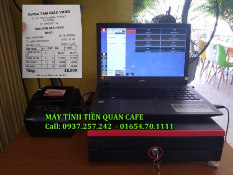 Bán máy tính tiền giá rẻ cho quán cafe tại Phú Quốc, Hà Tiên