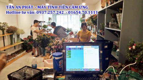 Bán máy tính tiền cảm ứng cho cửa hàng bán hoa tại Phú Quốc, Hà Tiên
