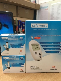 MÁY ĐO ĐƯỜNG HUYẾT SAFE -ACCU