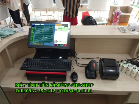 Bán máy tính tiền cảm ứng cho shop quần áo, phụ kiện, mỹ phẩm tại Sóc Trăng, Bạc Liêu, Cà Mau
