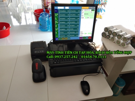Bán máy tính tiền giá rẻ cho cửa hàng tạp hóa, bách hóa tổng hợp tại Sóc Trăng, Bạc Liêu, Cà Mau