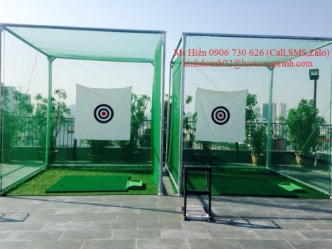 phòng mini golf thi công tại nhà, sân thượng, văn phòng