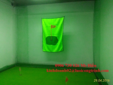phòng mini golf thi công tại nhà, sân thượng, văn phòng