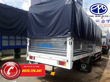 Xe tải nhẹ 1t9 thùng dài 6m2, hỗ trợ 90%.