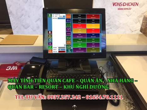 Cung cấp trọn bộ máy tính tiền cho nhà hàng tự phục vụ
