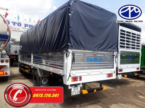 Xe tải nhẹ 1t9 thùng dài 6m2, hỗ trợ 90%.