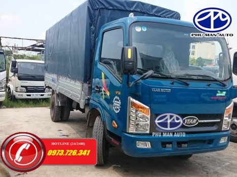 Xe tải  1t9 thùng dài 6m hỗ trợ 90%.